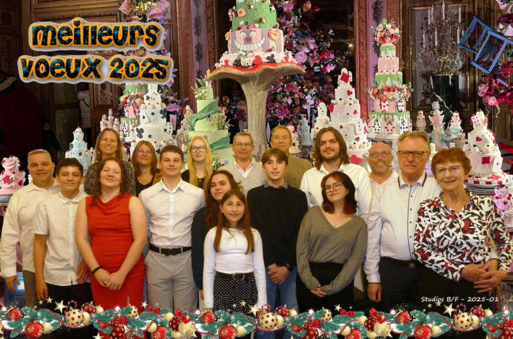 Famille réunie pour Noël 2021